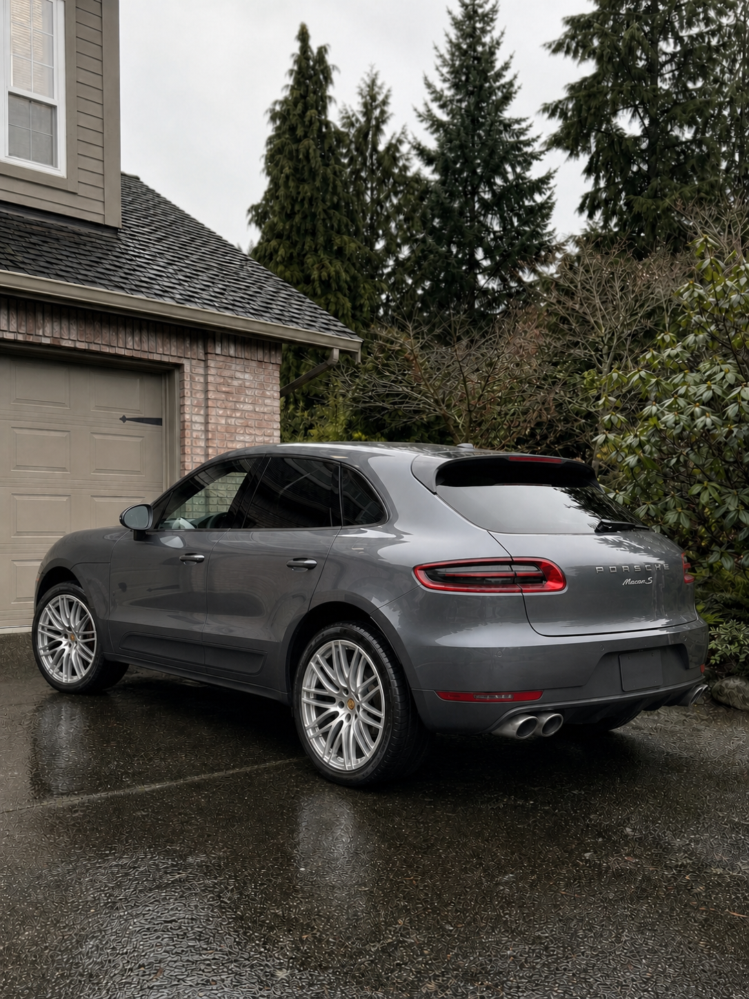 Porsche Macan S after professional exterior detailing with restored gloss